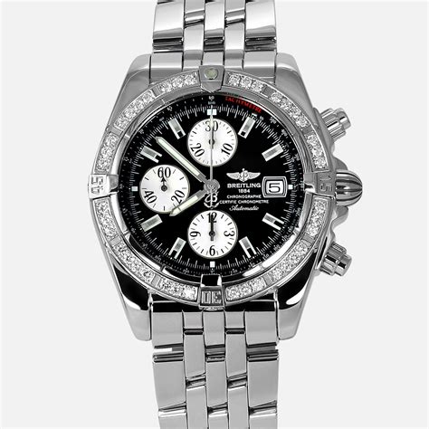 breitling 1884 ab0115|breitling a13356 diamond bezel.